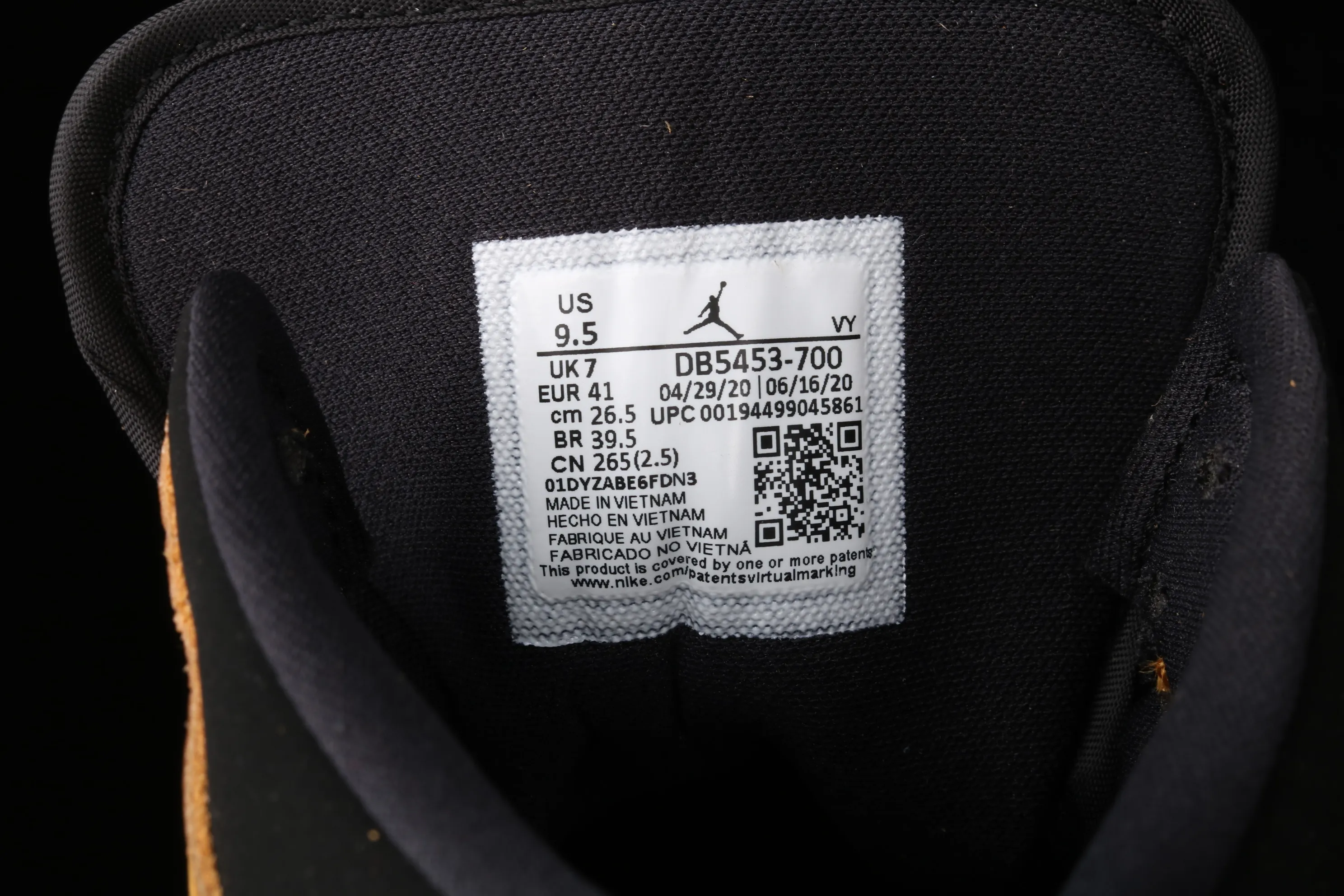 All categories Air Jordan Jordan series basketball shoes Air Jordan 1 Mid G version pure original Air Jordan 1 Mid AJ1 Joe 1 wheat color China basketball shoes DB5453-700